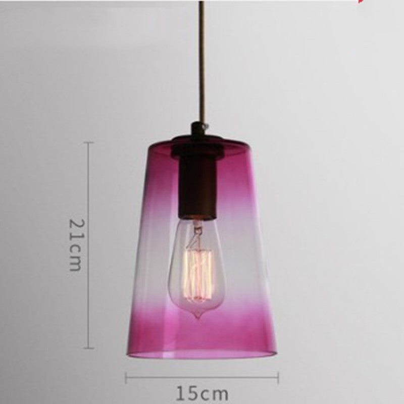 Glass Minimalist Bar Chandelier