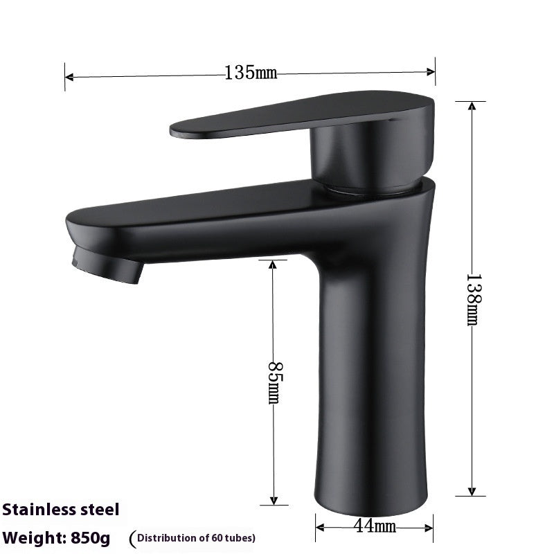 Stainless Modern Basin Faucet