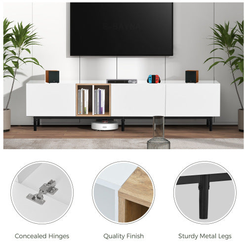 White Modern TV Stand