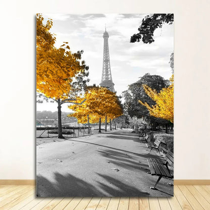 Black and White Nordic Landscape Canvas Set - 0715XX07 / 20x25cm No Frame - Posters