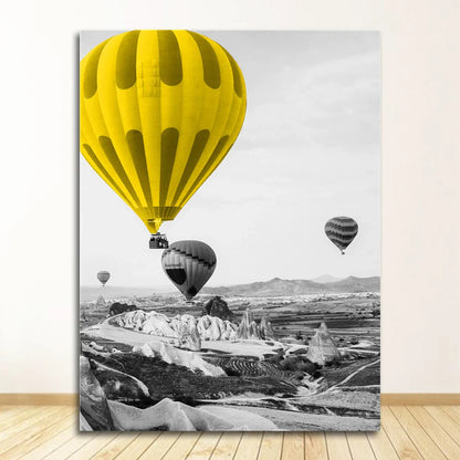 Black and White Nordic Landscape Canvas Set - Posters