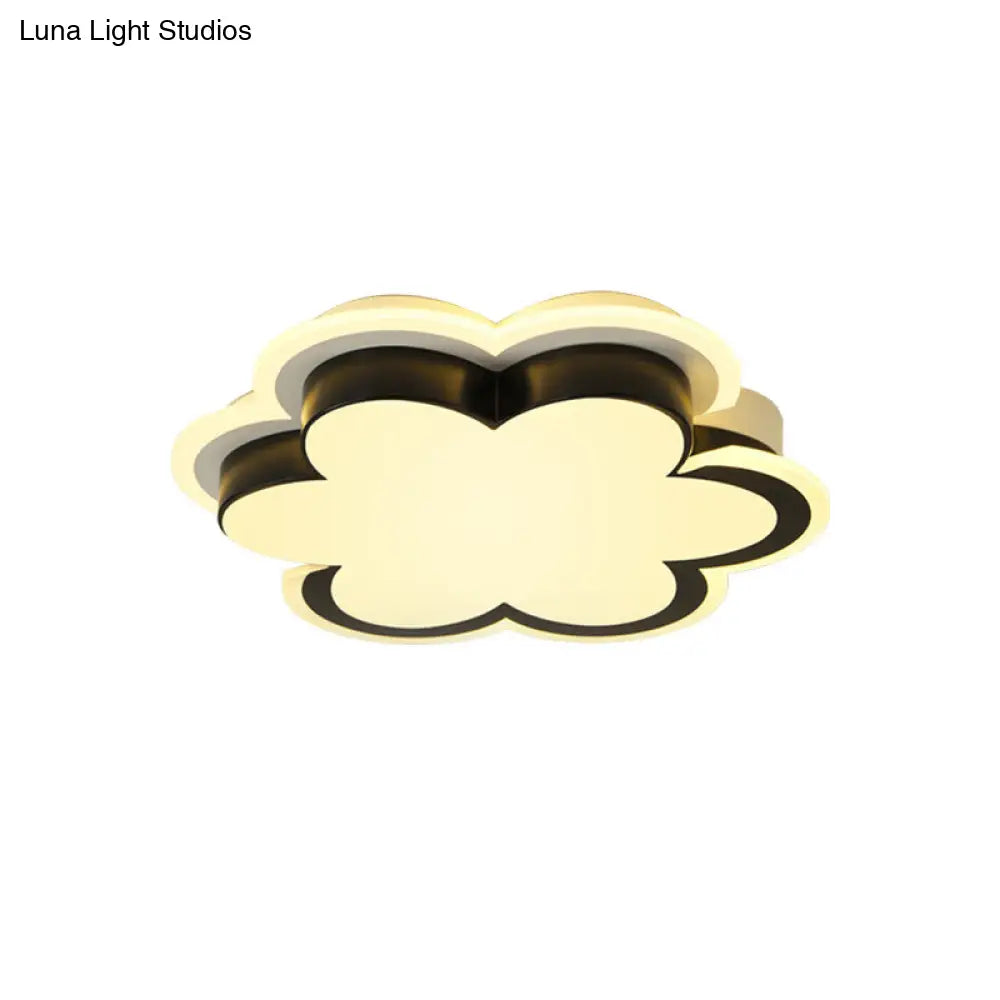 DecorBites™ DecorBites™ Black Blossom Acrylic Ceiling Light for Modern Corridor and Kitchen Spaces