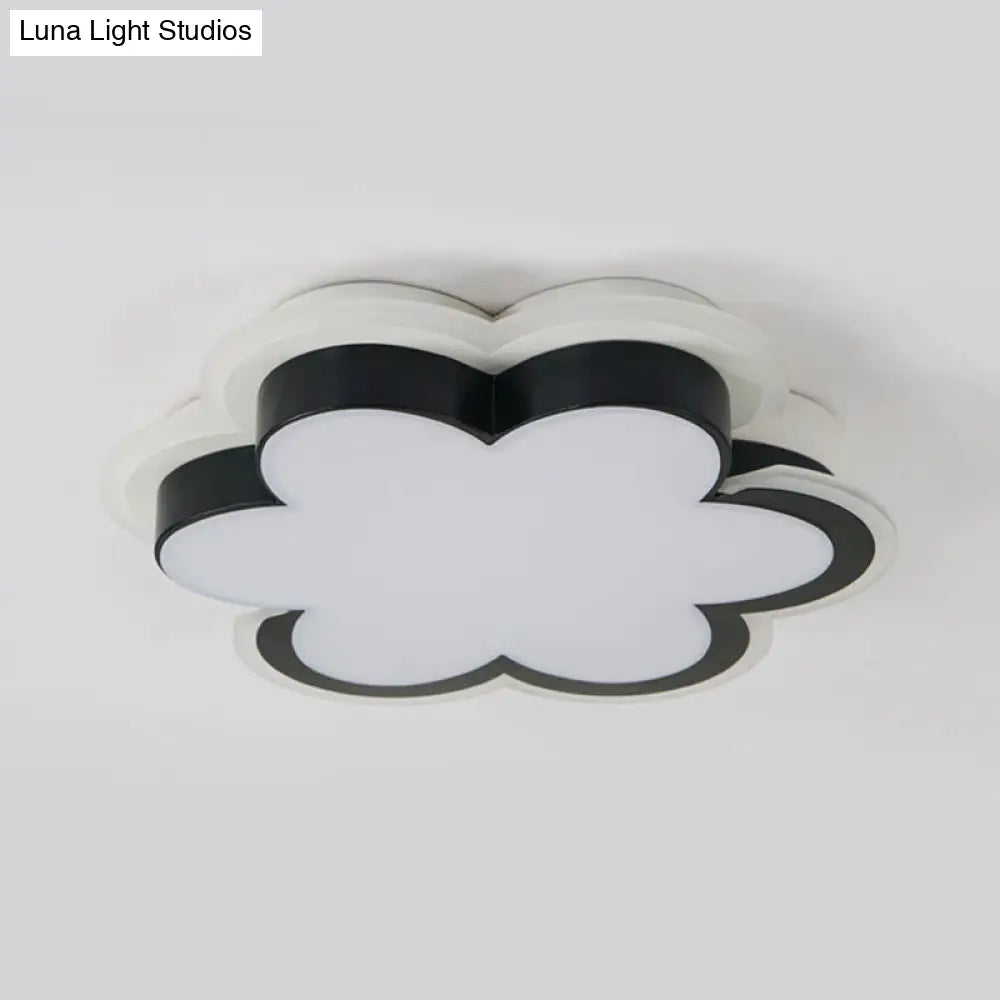 DecorBites™ DecorBites™ Black Blossom Acrylic Ceiling Light for Modern Corridor and Kitchen Spaces