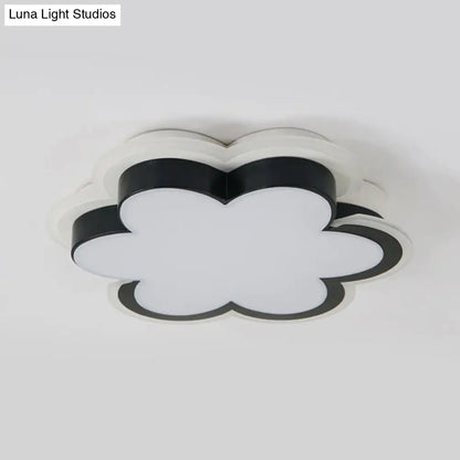 DecorBites™ DecorBites™ Black Blossom Acrylic Ceiling Light for Modern Corridor and Kitchen Spaces