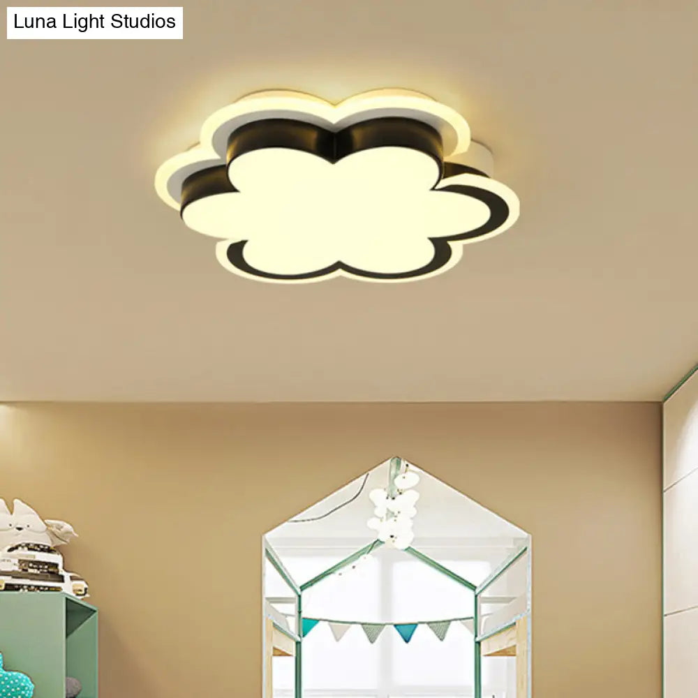 DecorBites™ DecorBites™ Black Blossom Acrylic Ceiling Light for Modern Corridor and Kitchen Spaces