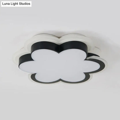 DecorBites™ DecorBites™ Black Blossom Acrylic Ceiling Light for Modern Corridor and Kitchen Spaces
