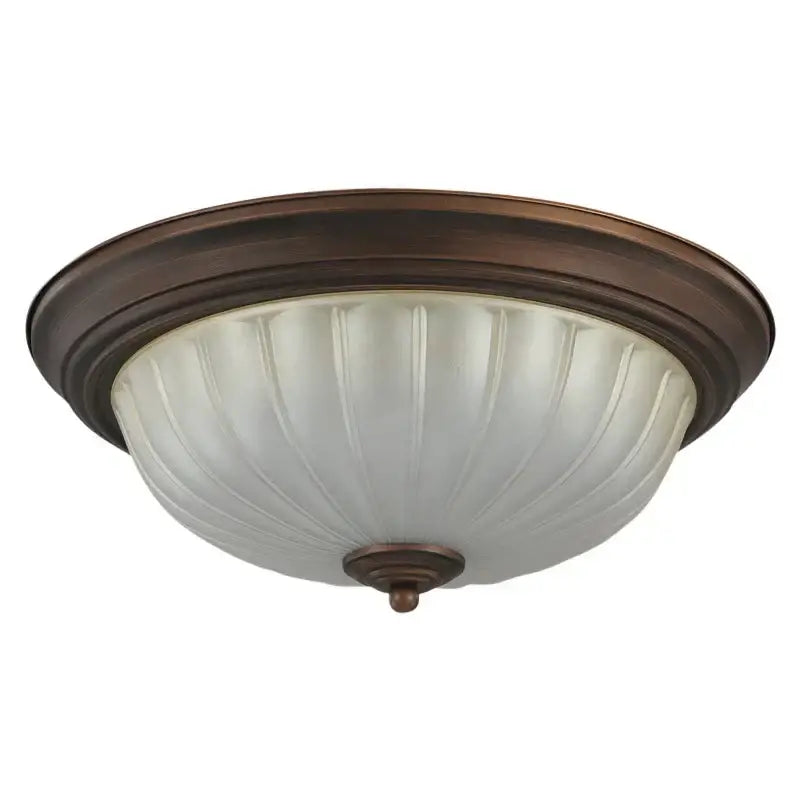 Bronze-finished ceiling light with frosted ribbed glass shade, ideal for kitchen and bedroom decorbites black bronze