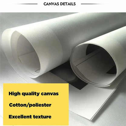 Black Cat Reading Music Poster for Home Decor - Posters