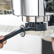 Black handle espresso machine brewing head cleaner brush with bristles for cleaning portafilter in head cleaner set
