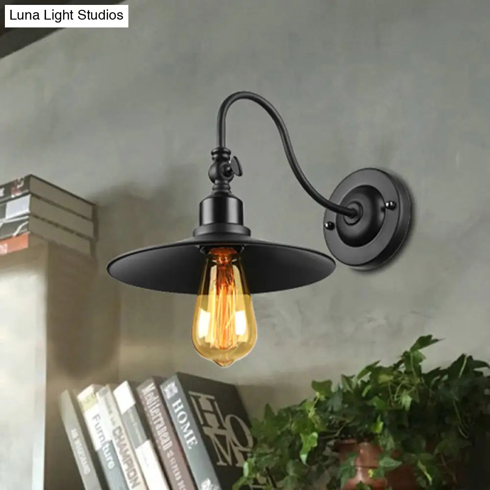 إضاءة حائط معدنية على شكل عنق الإوزة - ...