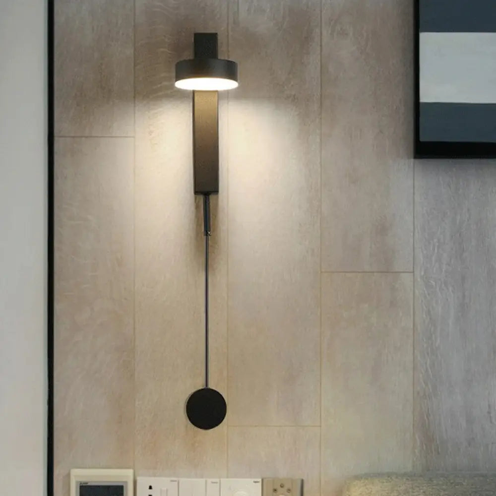 ديكوربايتس™ - مصباح حائط LED أسود/ذهبي - تركيب جداري معدني أنيق وعصري