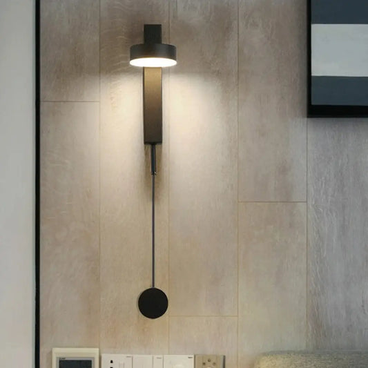 DecorBites™ Black/Gold LED Flush Mount Wall Sconce - Sleek & Stylish Metallic Wall Lighting Fixture