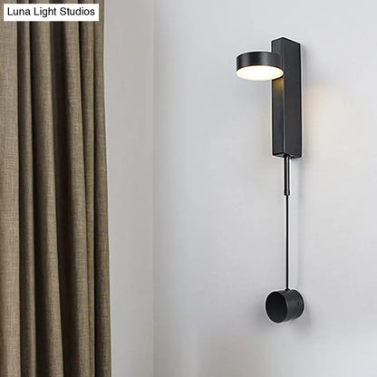 ديكوربايتس™ - مصباح حائط LED أسود/ذهبي - تركيب جداري معدني أنيق وعصري