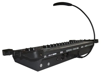 Black intelligent beam light console with curved gooseneck led lamp for professional dj room use