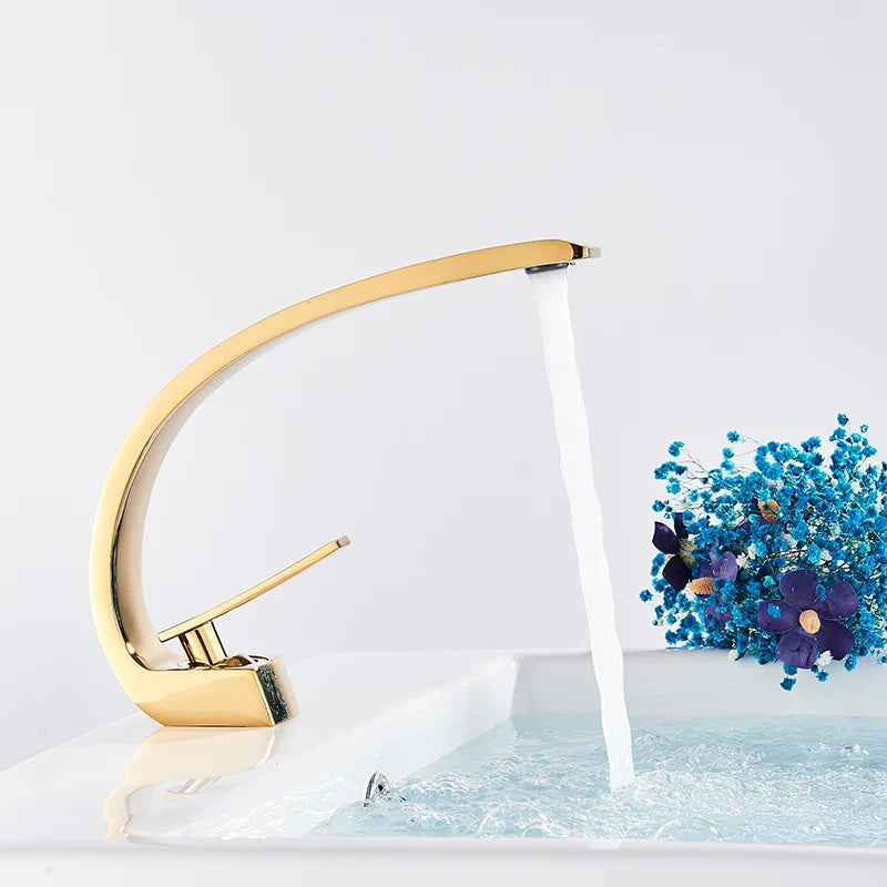Black Luxury Brass Basin Faucet Mixer Tap