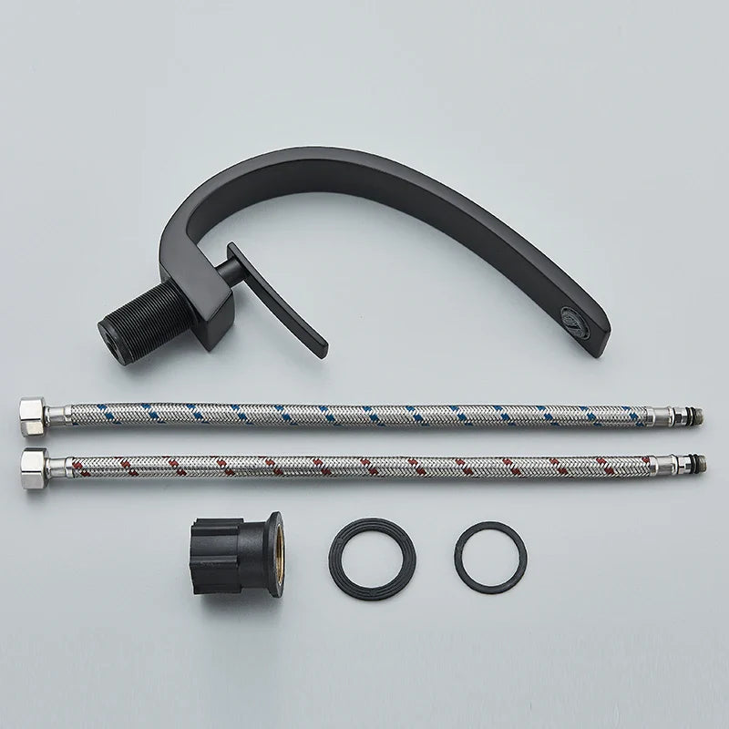 Black Luxury Brass Basin Faucet Mixer Tap