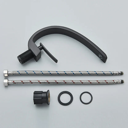 Black Luxury Brass Basin Faucet Mixer Tap