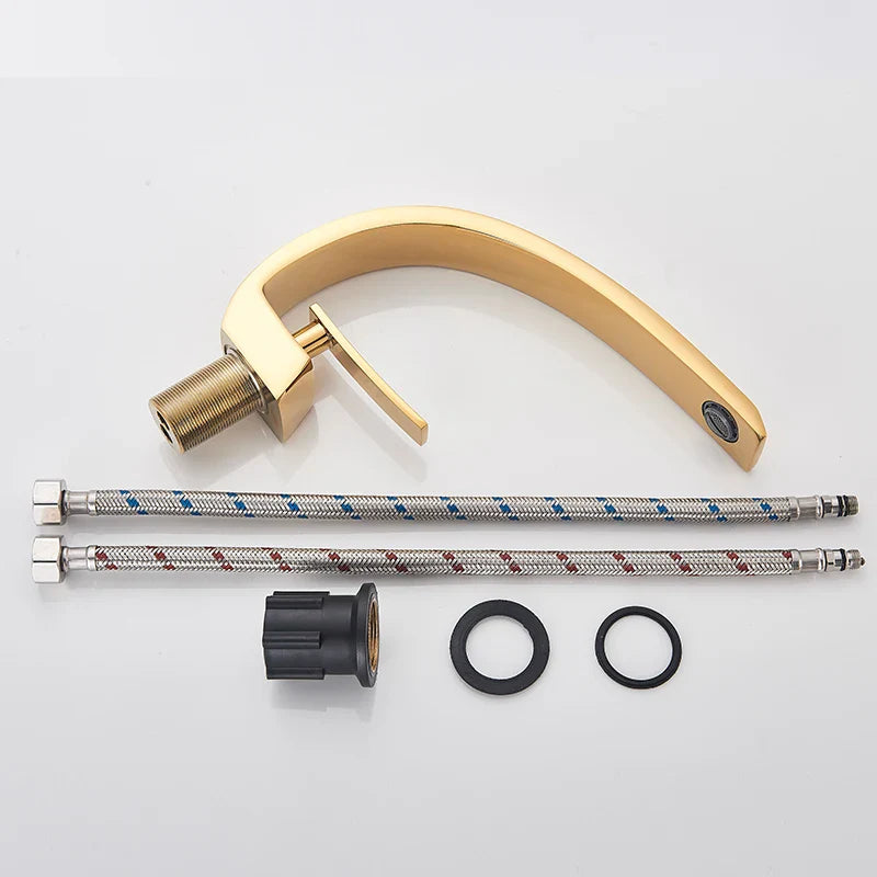 Black Luxury Brass Basin Faucet Mixer Tap