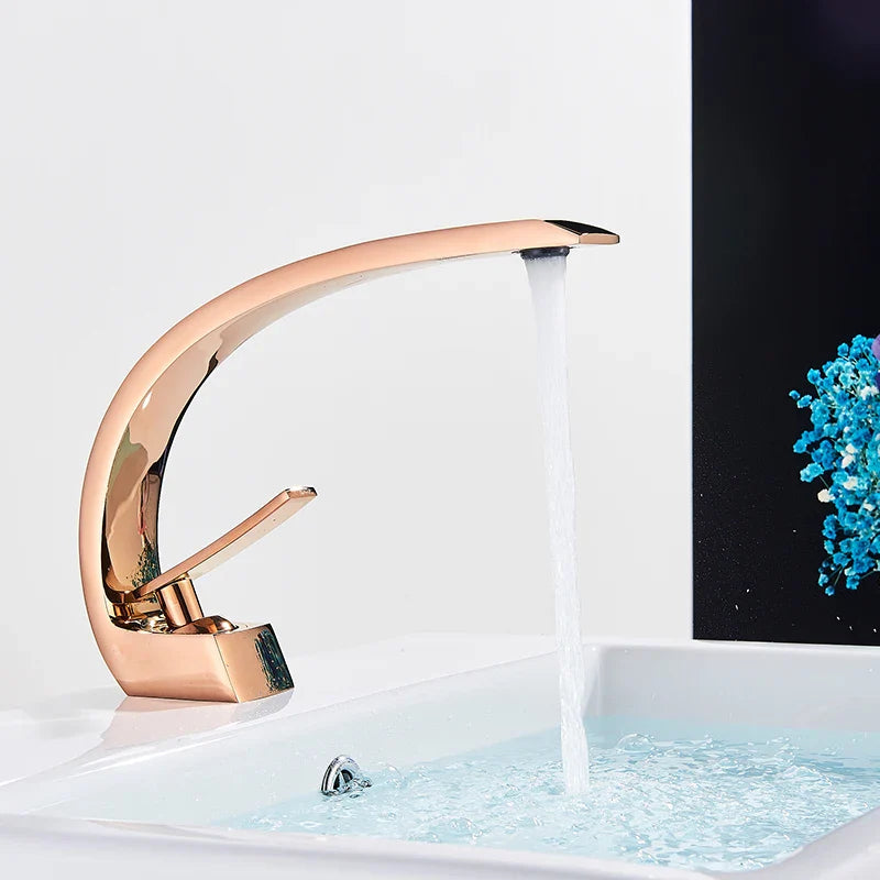 Black Luxury Brass Basin Faucet Mixer Tap
