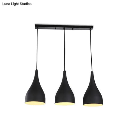 مصباح سقف صناعي دائري معدني أسود اللون