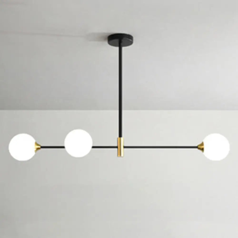 DecorBites™ Black Metal Island Pendant Lighting with Modern Minimalist Design for Dining Table"