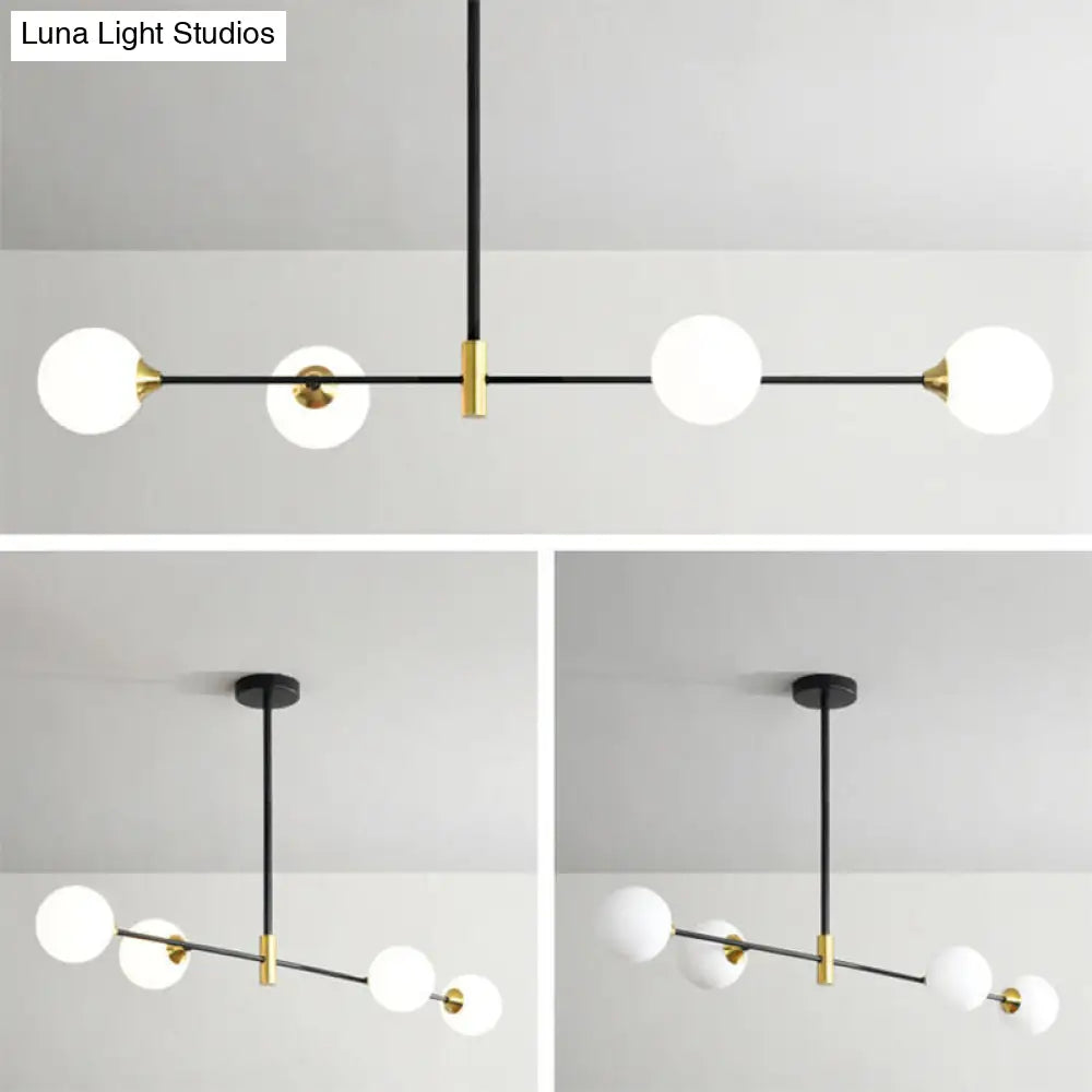 DecorBites™ Black Metal Island Pendant Lighting with Modern Minimalist Design for Dining Table"