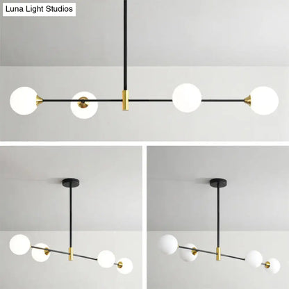 DecorBites™ Black Metal Island Pendant Lighting with Modern Minimalist Design for Dining Table"