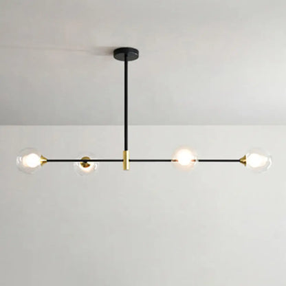 DecorBites™ Black Metal Island Pendant Lighting with Modern Minimalist Design for Dining Table"
