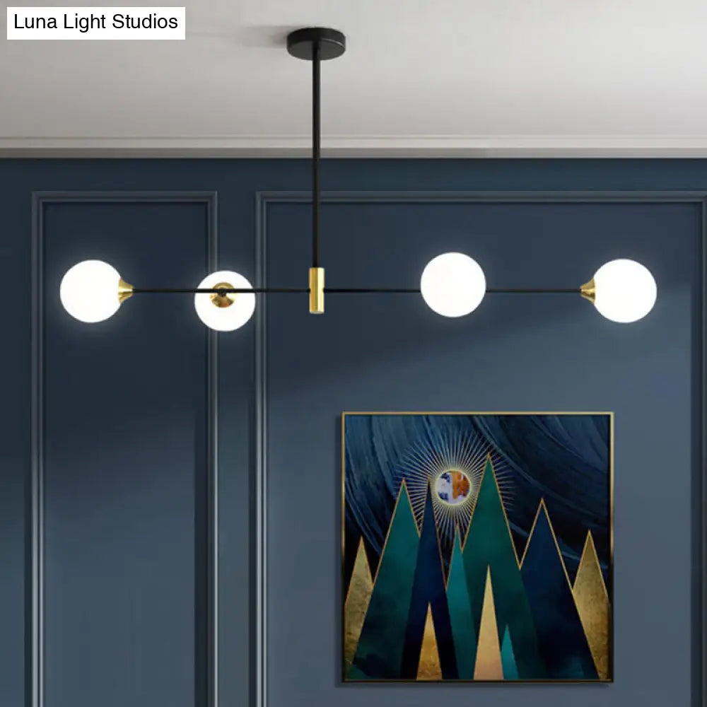 DecorBites™ Black Metal Island Pendant Lighting with Modern Minimalist Design for Dining Table"