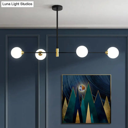 DecorBites™ Black Metal Island Pendant Lighting with Modern Minimalist Design for Dining Table"