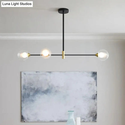 DecorBites™ Black Metal Island Pendant Lighting with Modern Minimalist Design for Dining Table"