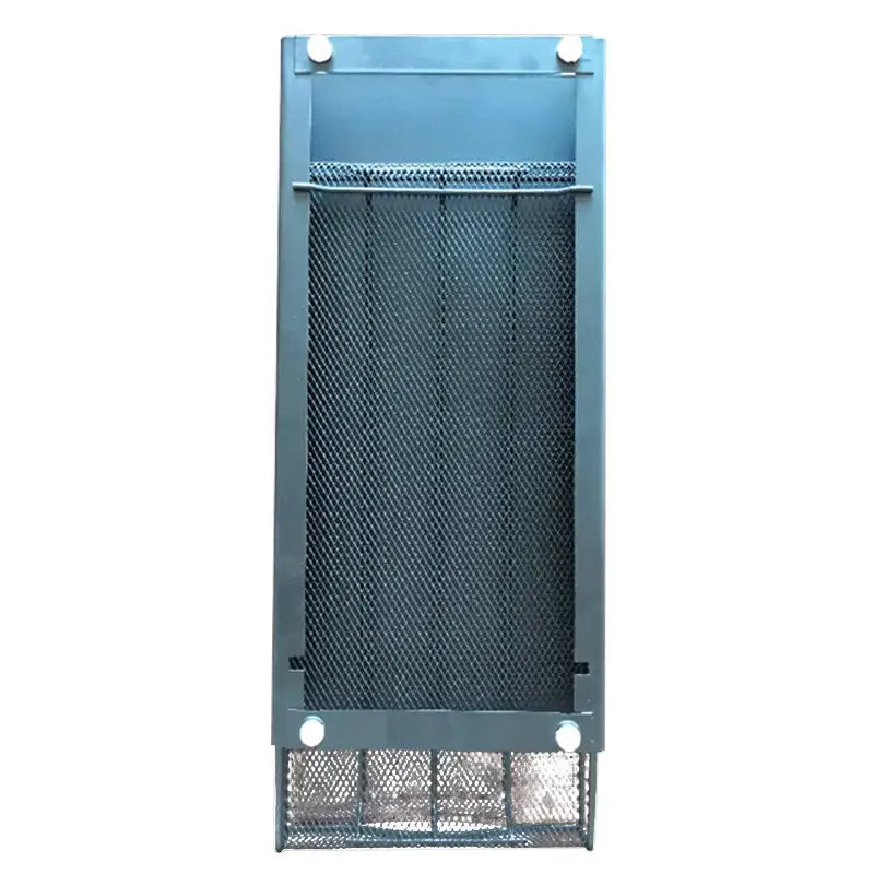 Black rectangular gray metal mesh coffee capsule organizer with two horizontal wire racks for decorbites capsule organizer stand