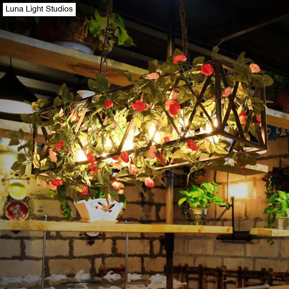 ديكوربايتس™ مصباح معلق معدني أسود عتيق - تركيبات جزيرة صناعية معلقة