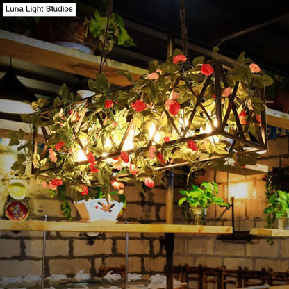 ديكوربايتس™ مصباح معلق معدني أسود عتيق - تركيبات جزيرة صناعية معلقة