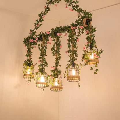 ديكوربايتس™ مصباح معلق معدني أسود عتيق - تركيبات جزيرة صناعية معلقة