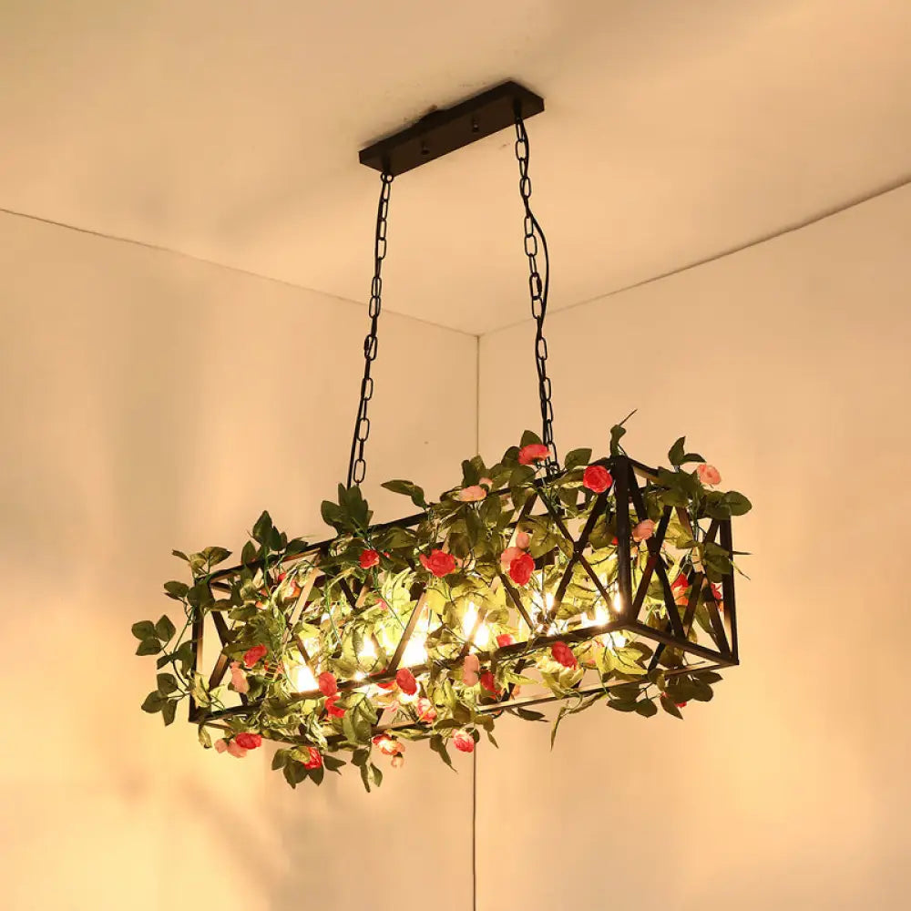 ديكوربايتس™ مصباح معلق معدني أسود عتيق - تركيبات جزيرة صناعية معلقة