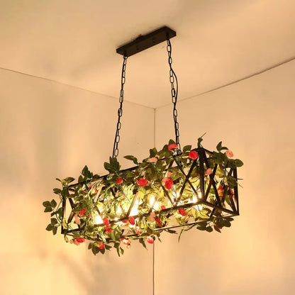 ديكوربايتس™ مصباح معلق معدني أسود عتيق - تركيبات جزيرة صناعية معلقة