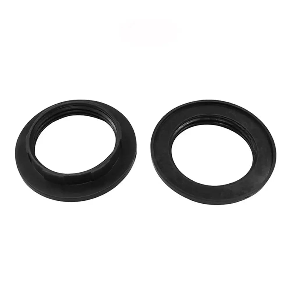 Black rubber gaskets for 40mm collar rings light socket kitchen adapter in black and white colors