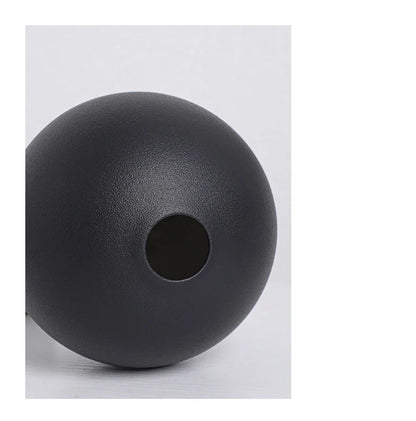 Black & White Ceramic Round Vase - Vase