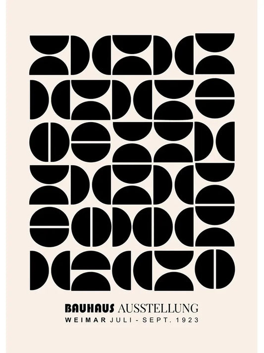 Black & White Modernism Canvas Print Home Decor - 25 / 50x70cm No Framed - Posters