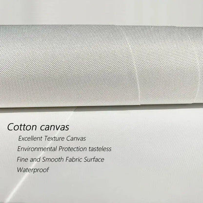A roll of white cotton canvas fabric with fine texture for decorbites™ bleach anime poster vintage living room wall sticker