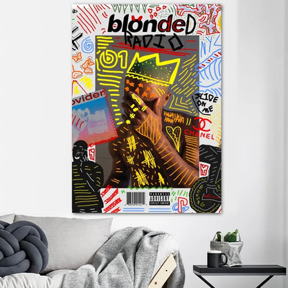 ’Blonde Ocean Poster Prints for Home Decor’ - z5 / 30X45cm - Posters