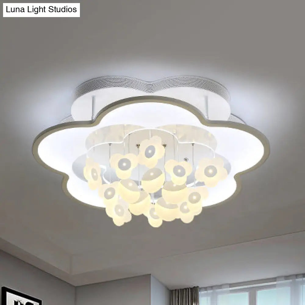 ديكوربايتس™ بلوسوم مصباح سقف LED حديث لغرف نوم الكبار والأطفال (أكريليك مدمج)