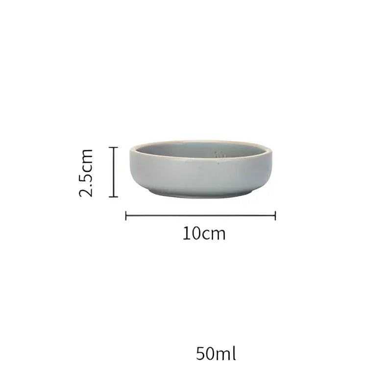 A sleek light gray ceramic morandi bowl with smooth rounded rim and subtle texture from decorbites ceramic collection