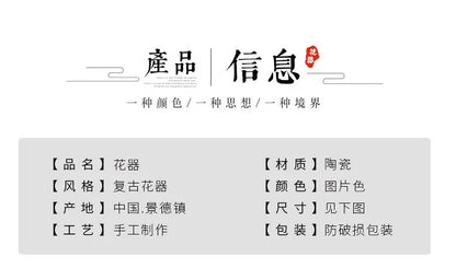 Blue and White Ceramic Vase - Elegant Home Decor - Vase