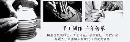 Blue and White Ceramic Vase - Elegant Home Decor - Vase