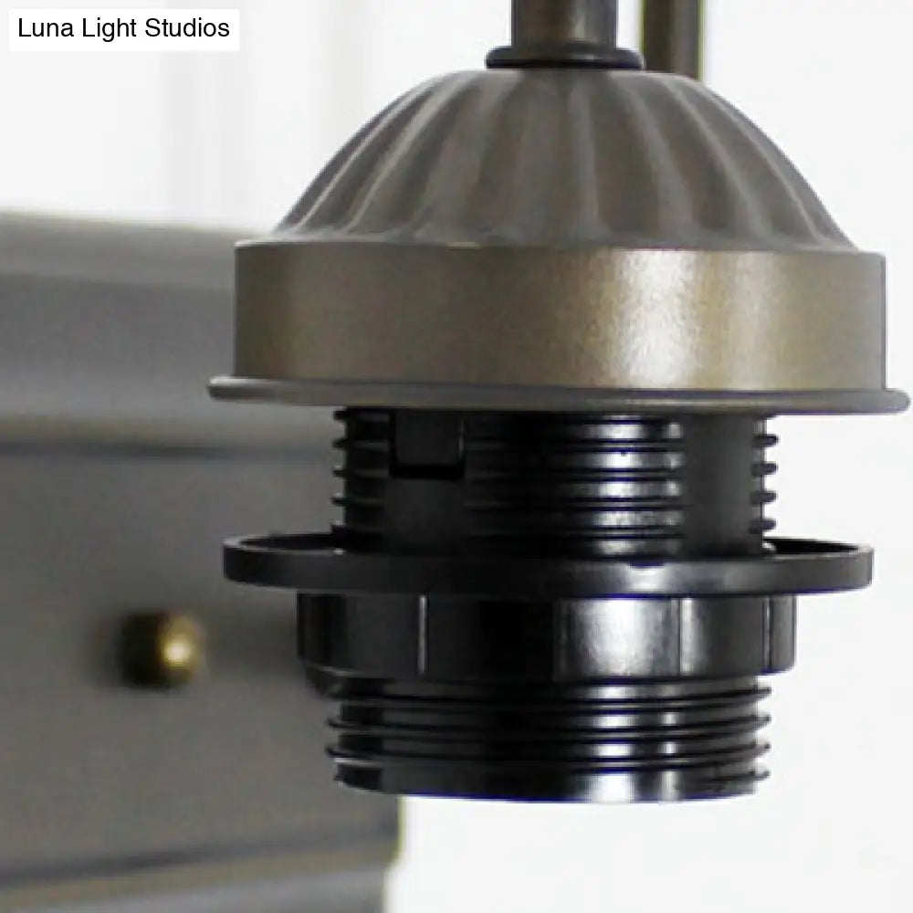 Aplique de pared Tiffany Petal de cristal azul y beige con 3 luces, para dormitorio, en color negro.