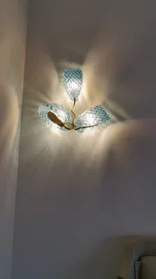 Blue Glass LED Pendant Lamps - Modern Designer Lighting - Chandelier
