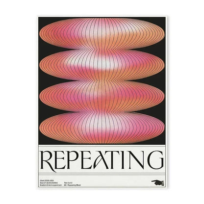 Blue Wave Japanese Abstract Print Poster - Modern Wall Art - Posters