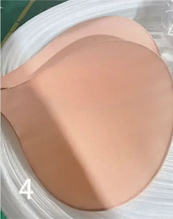 Beige silicone adhesive bra cup shown with decorbites bohemia linen e27 cream flower pendant light for bedroom decor